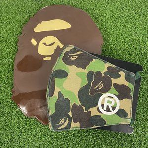 Bape A Bathing Ape ABC Camo Face Mask Green SS19